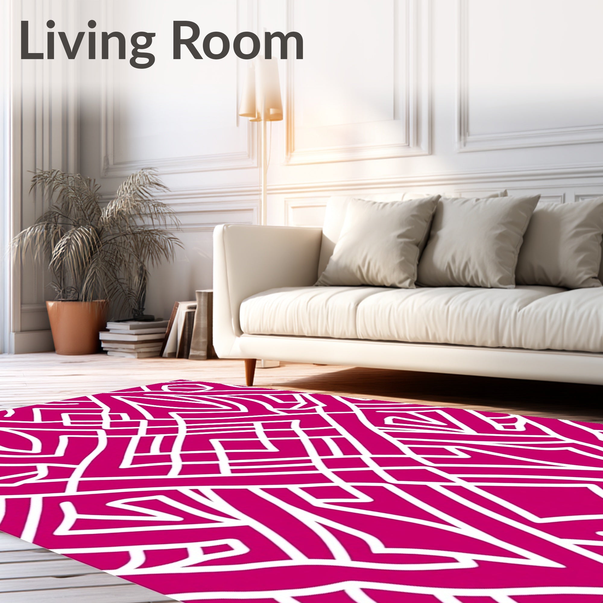 Bold Geometric Abstract Pattern Rug