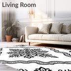Classic Floral Medallion Pattern Rug