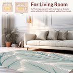 Feather Pattern Modern Abstract Rug