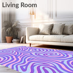 Abstract Swirl Pattern Rug