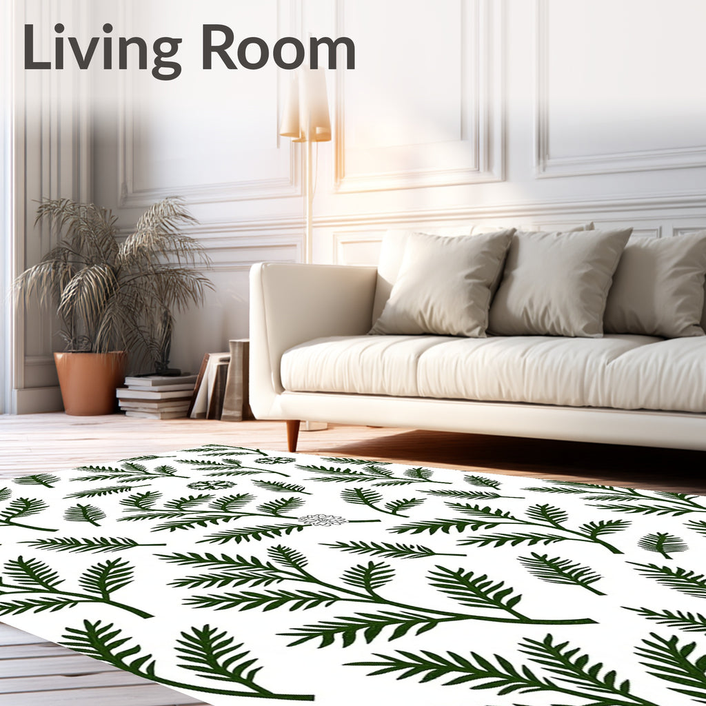 Forest Botanical Pattern Rug