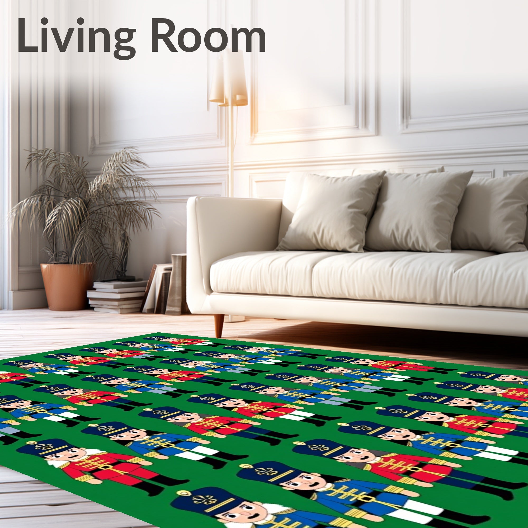 Nutcracker Soldiers Pattern Rug
