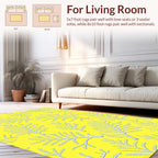 Coral Branch Pattern Rug