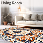 Mandala Floral Pattern Rug