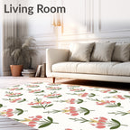 Sweet Floral Bouquet Pattern Rug