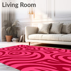 Bold Swirls Pattern Rug