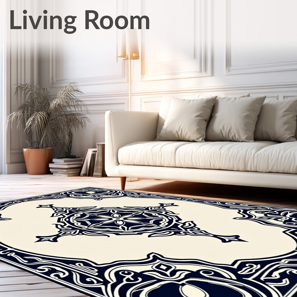 Traditional Intricate Medallion Pattern Rug