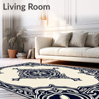 Traditional Intricate Medallion Pattern Rug