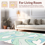 Organic Wave Flow Pattern Design Rug