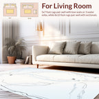Abstract Figure Outline Design Rug