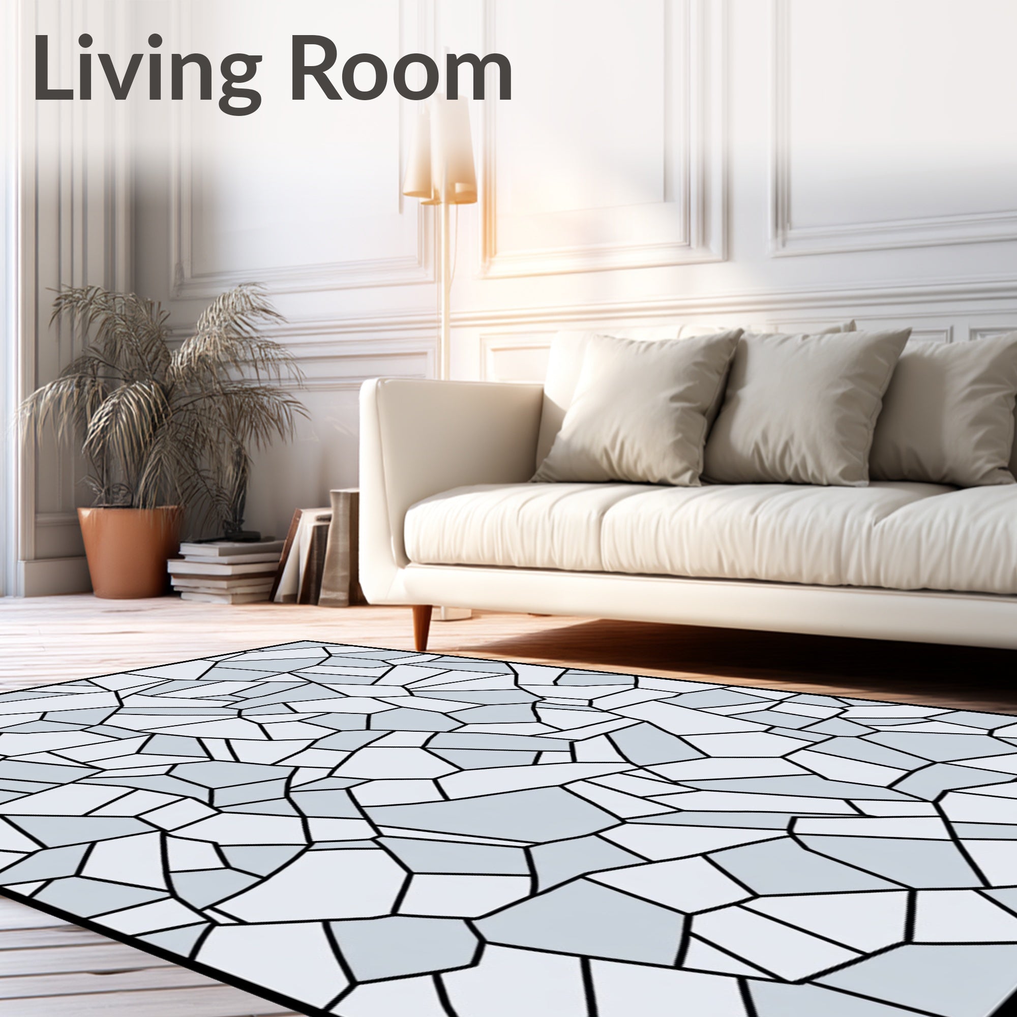 Tessellated Stone Pattern Rug