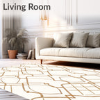 Elegant Geometric Pattern Design Rug
