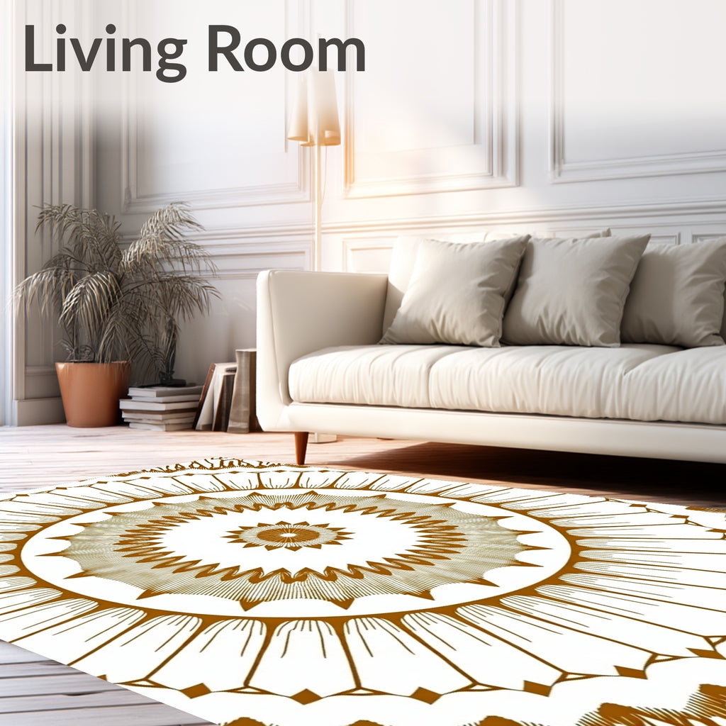 Mandala Geometric Pattern Design Rug