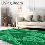 Evergreen Tree Pattern Rug