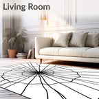 Radial Web Design Rug