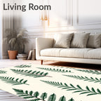 Forest Fern Pattern Rug