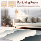 Minimalist Gradient Hillscape Design Rug