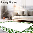 Green Vine Pattern Rug