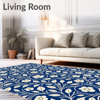 Classic Floral Vine Pattern Rug