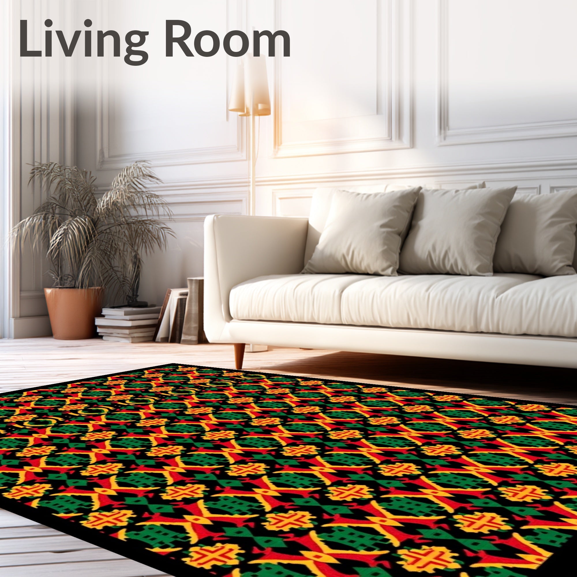 Bold Geometric Pattern Rug