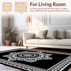 Mandala Ornamental Floral Pattern Rug