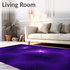Cosmic Nova Swirl Pattern Rug
