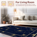 Celestial Starburst Geometric Pattern Rug
