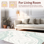 Cool Abstract Swirl Pattern Rug