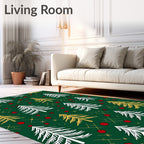 Festive Tree Pattern Design Rug