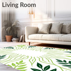 Greenery Vine Leaf Pattern Rug