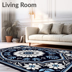 Classic Floral Medallion Design Rug