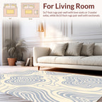 Organic Swirl Pattern Rug