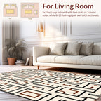Abstract Geometric Lines Pattern Rug