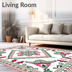 Ornate Floral Vine Patterns Rug