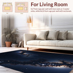 Cosmic Nebula Star Fields Rug