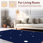 Night Sky Dot Abstract Rug