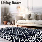 Intricate Tribal Geometric Design Rug
