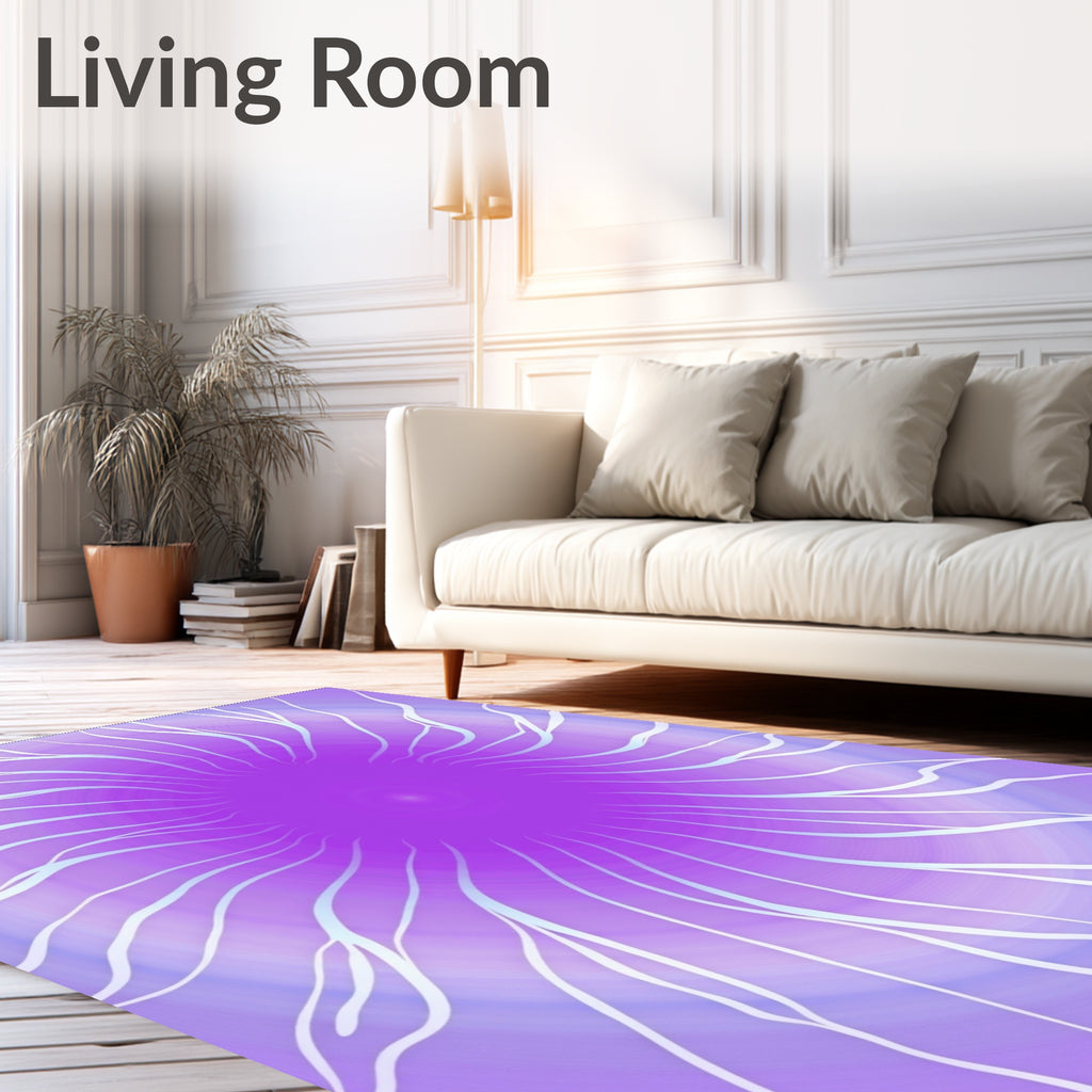 Radiant Burst Of Lines Rug