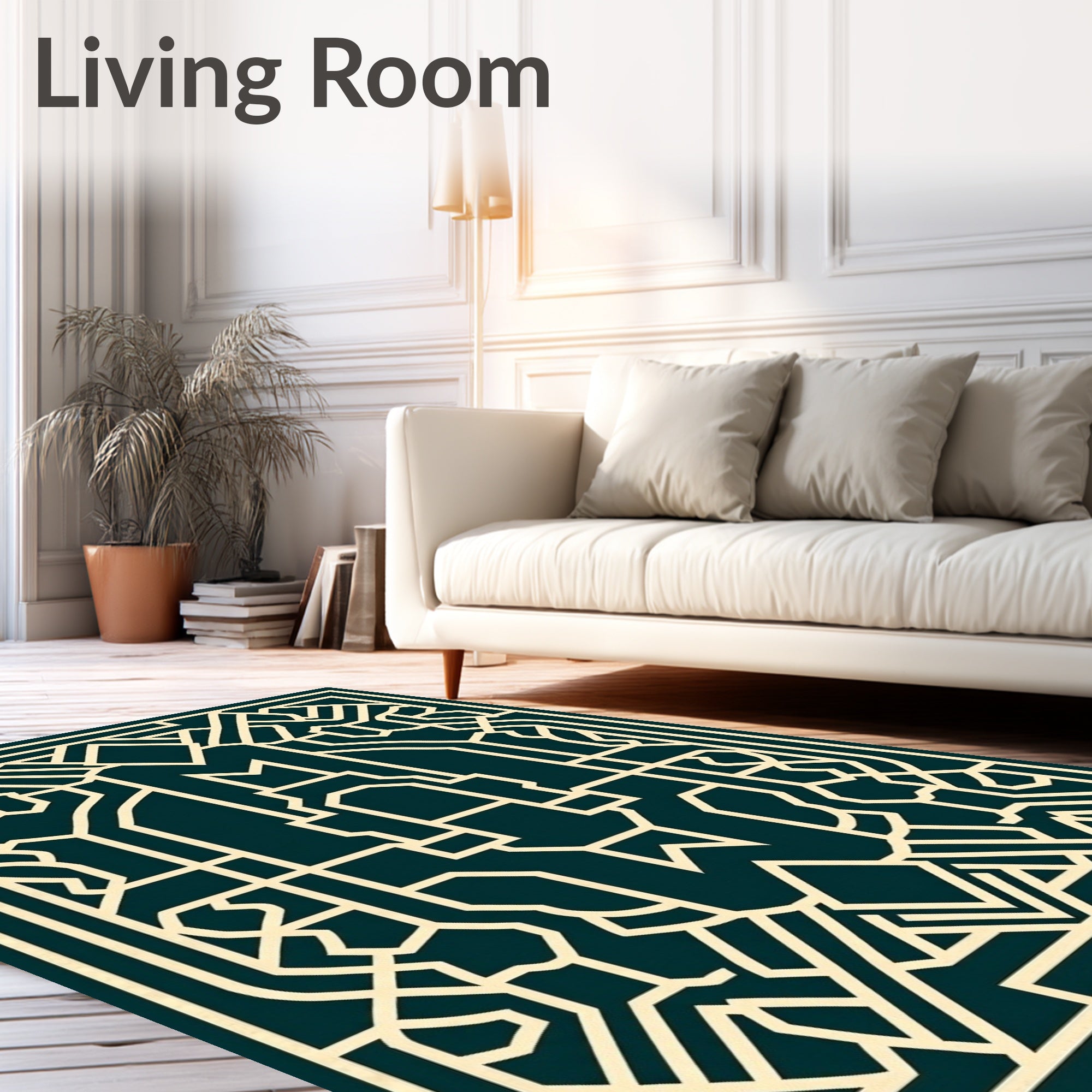Abstract Geometric Pattern Design Rug