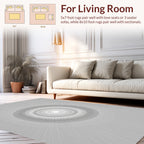 Radiant Sunburst Pattern Design Rug