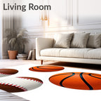 Sport Sphere Pattern Design Rug