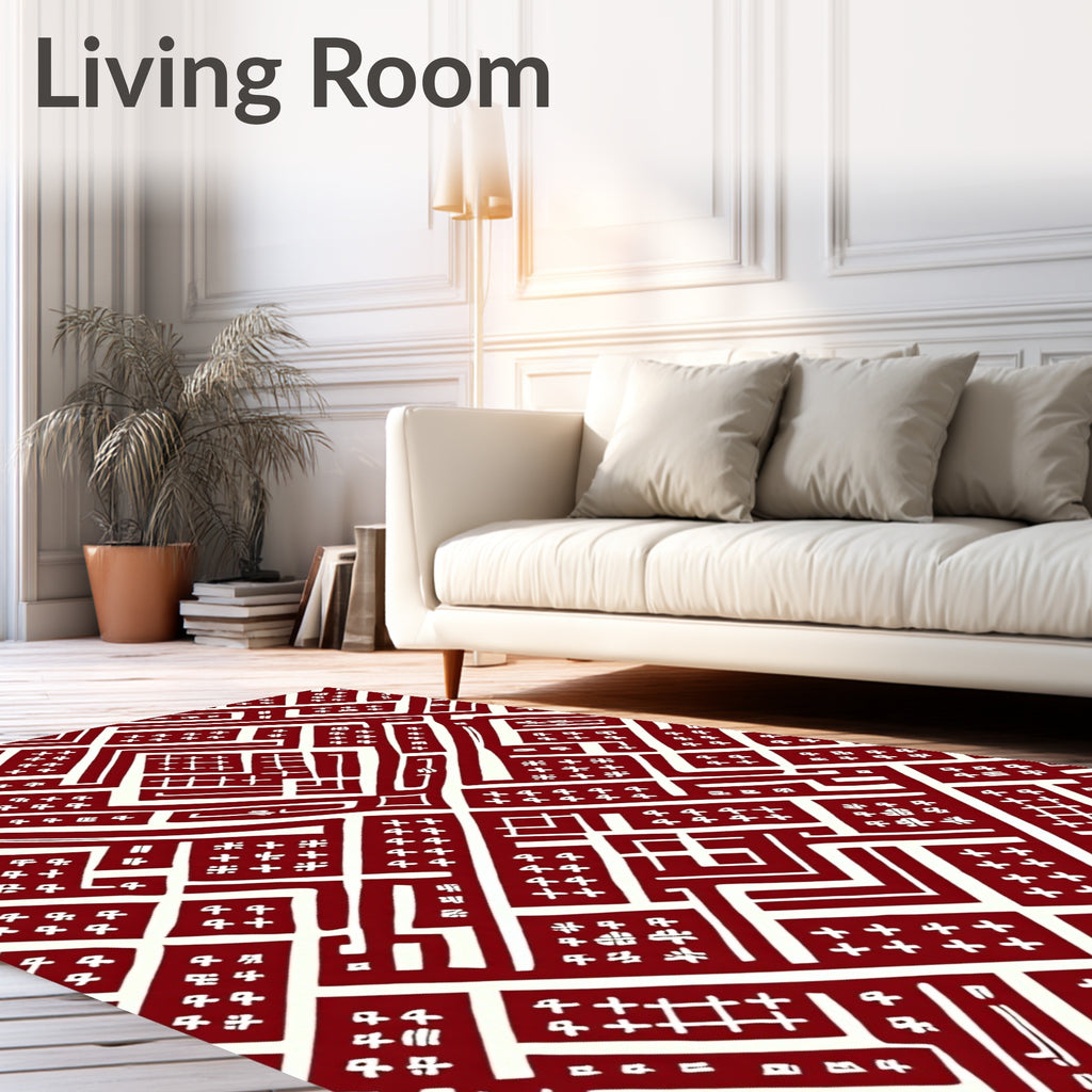 Geometric Bold Patterned Design Rug
