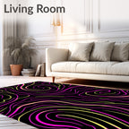 Bold Swirls Pattern Rug