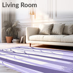 Lush Forest Silhouette Design Rug