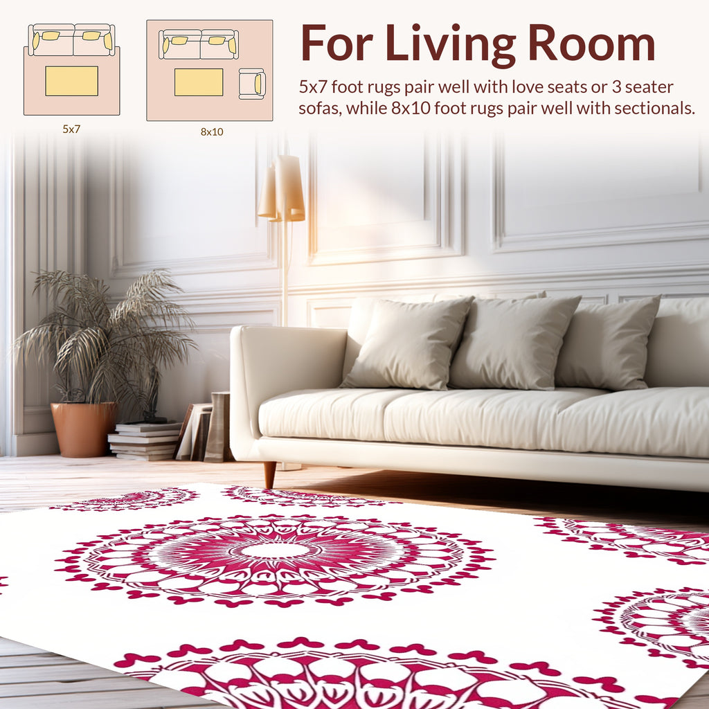 Ornate Mandala Pattern Rug