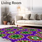 Vibrant Mandala Patterned Rug