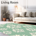 Classic Floral Damask Pattern Rug