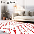 Crimson Flute Diagonal Repeat Rug