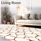 Organic Stone Patterned Design Rug