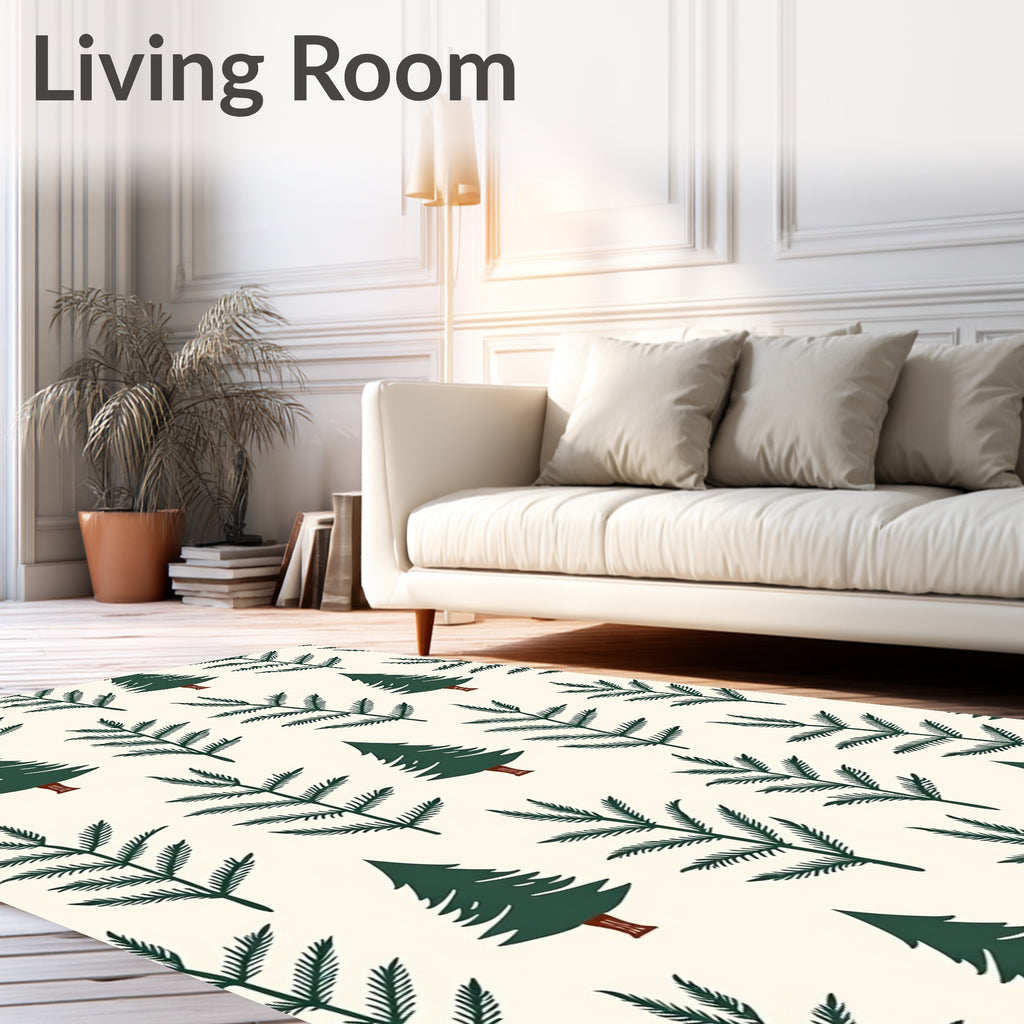 Forest Tree Pattern Design Rug
